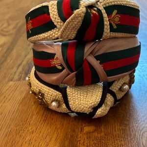 Set of 3 Women's Bee Headbands